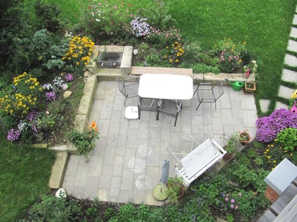 Gästeterrasse Ferienwohnung Bauer/Harlach