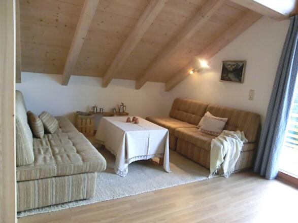 Wohnbereich Couch Ferienwohnung Bauer/Harlach