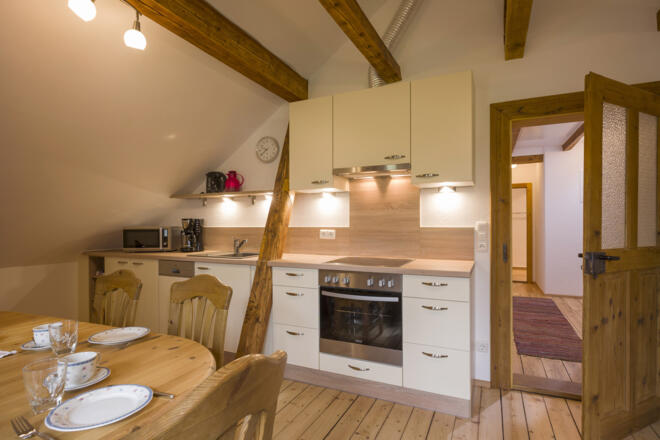 voll ausgestattete Küche