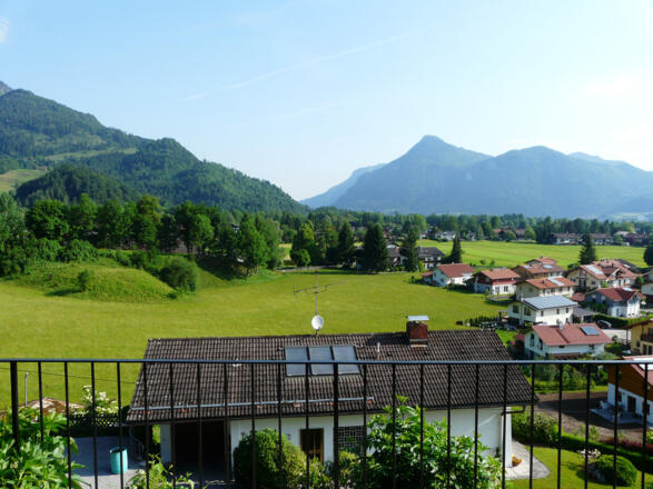 Traumhafter Blick in die Berge