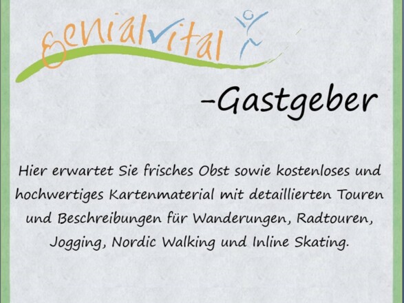 Genial Vital Gastgeber