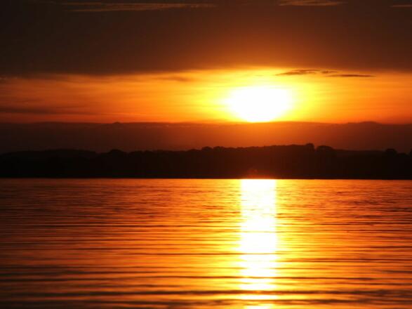 Sonnenuntergang am Chiemsee
