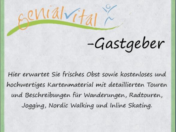 genial Vital Gastgeber