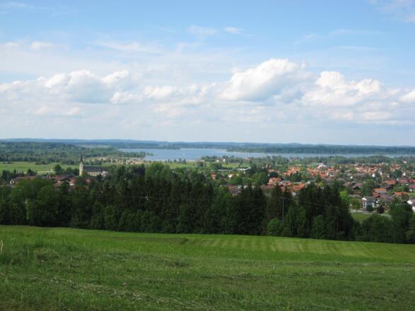 Chiemseeblick vom Demelhof