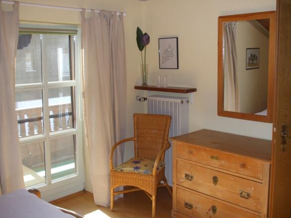 Blick auf den Balkon Haus Edith