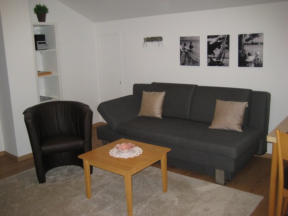 Wohnzimmer Ferienwohnung Angerweidach