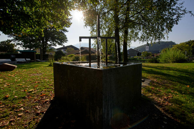 Kurpark im Zentrum von Oberaudorf