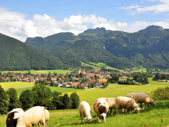Panoramablick auf Aschau