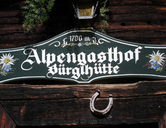 Die Bürglhütte auf 1.700 m