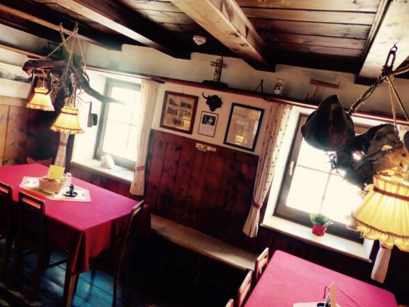 Gemütliche Stube in der Richterhütte.