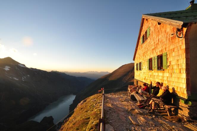 Abendstimmung am Heinrich Schwaiger Haus