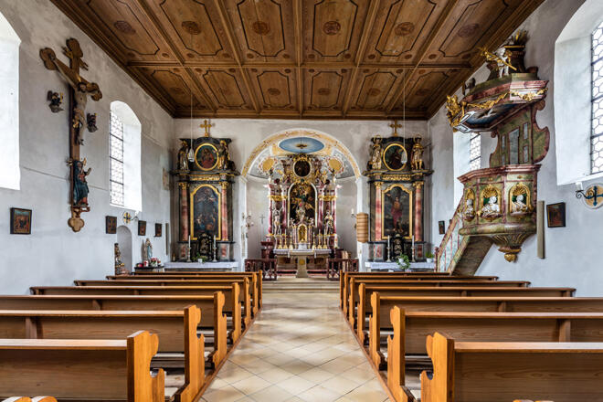 St. Johann Baptist Pitzling Innen