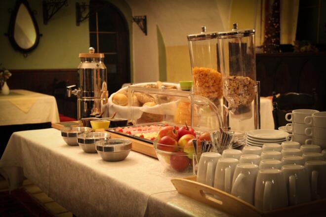 Reichhaltiges Frühstück für unsere Gäste