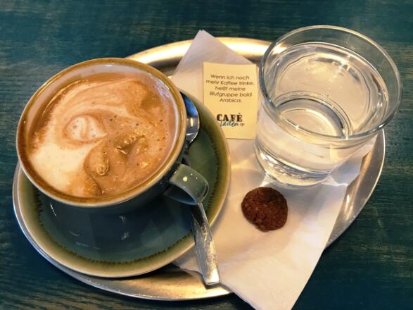 Köstlicher Kaffee im CafeLaden in Bad Goisern am Hallstättersee