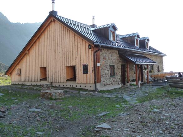 Kaunergrathütte von Westen