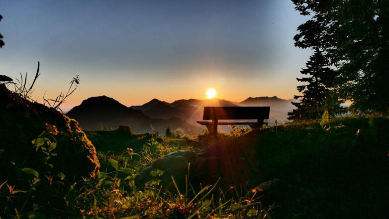Sonnenaufgang am &quot;Bankerl&quot;