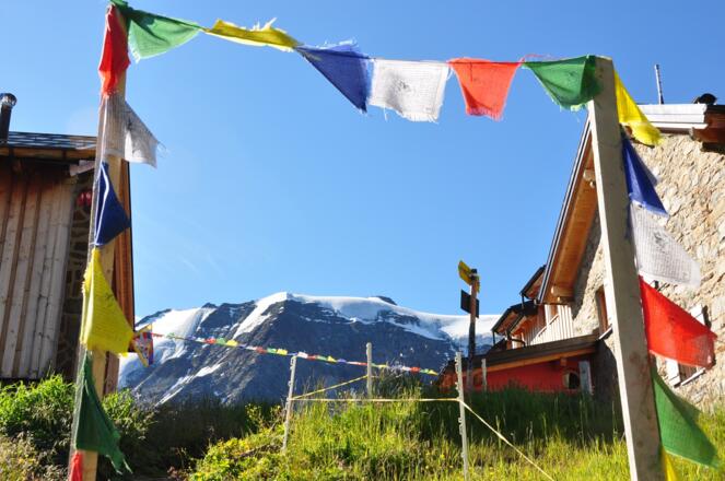 Eingang zum Taschachhaus: Das Tor zum Entspannen