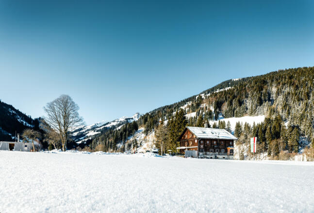 Die Oberlandhütte im Spertental