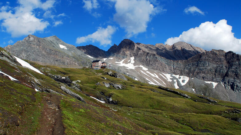Sudetendeutsche Hütte - Gradetzspitz .. Dürrenfeldscharte .. Vorderer Kendlspitz