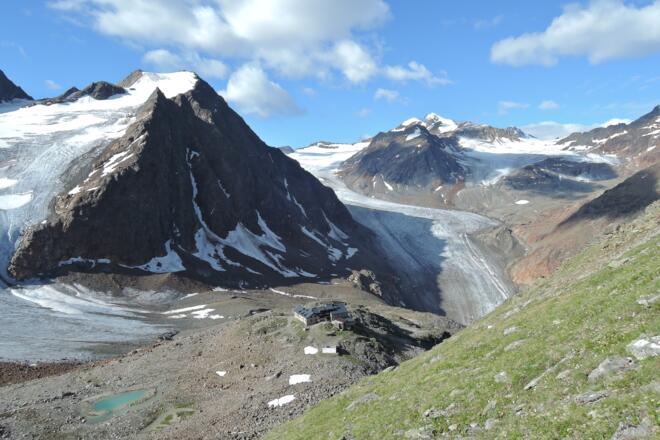Linker Fernerkogel, Braunschweiger Hütte