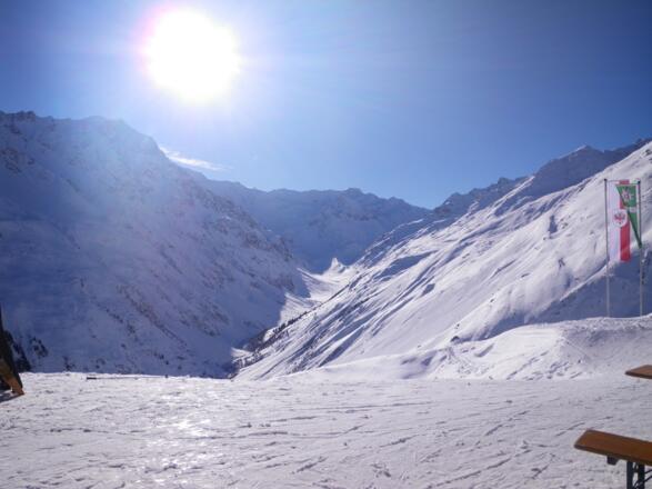 Blick zum Taschachhaus