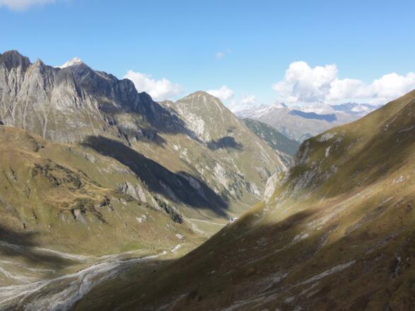 Beim Absteig von der Wetterspitze