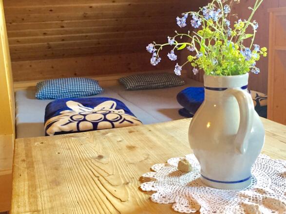 Gemütliche Lager auf der Kaltenberger Hütte