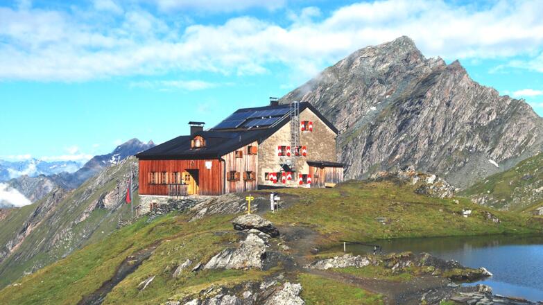 Sudetendeutsche Hütte auf der Oberen Steineralm, der Nussing