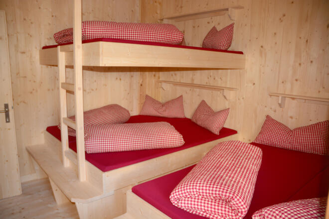 Blick in das neue 6-Bett-Zimmer