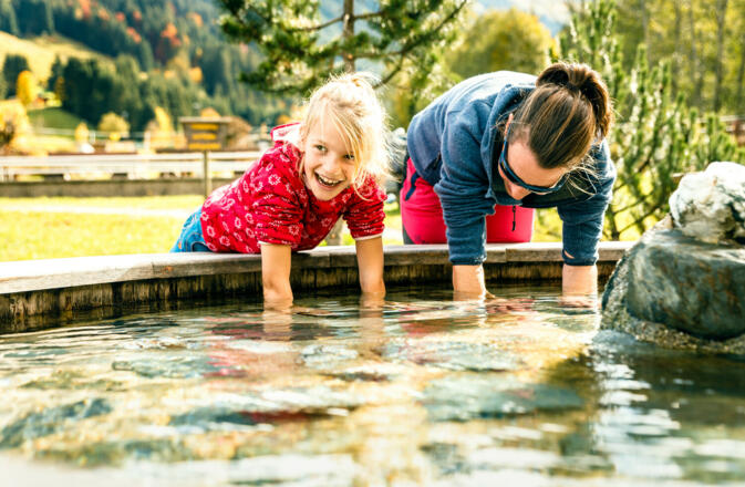 Spielplatz mit Kneippanlage
