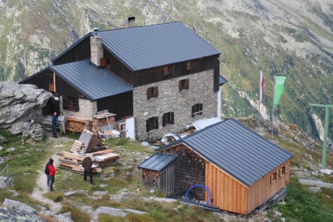 Plauener Hütte - Nord-Ost-Ansicht