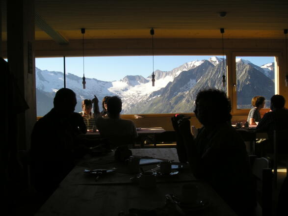 Ausblick vom Gastraum