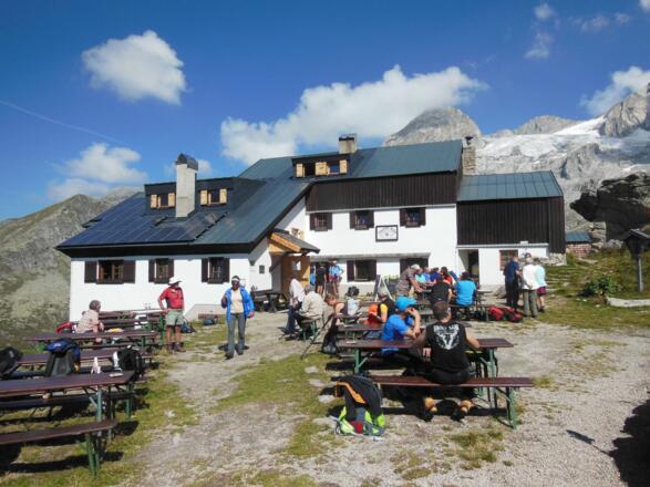 Plauener Hütte - Terrasse