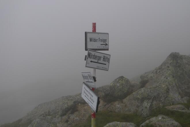 Alter Schilderwald bei der Nürnberger Hütte