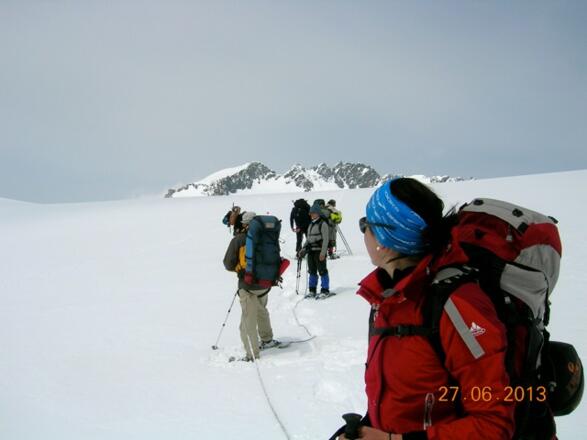 Das Brandenburger Haus ist Ausgangspunkt zahlreicher Hochtouren