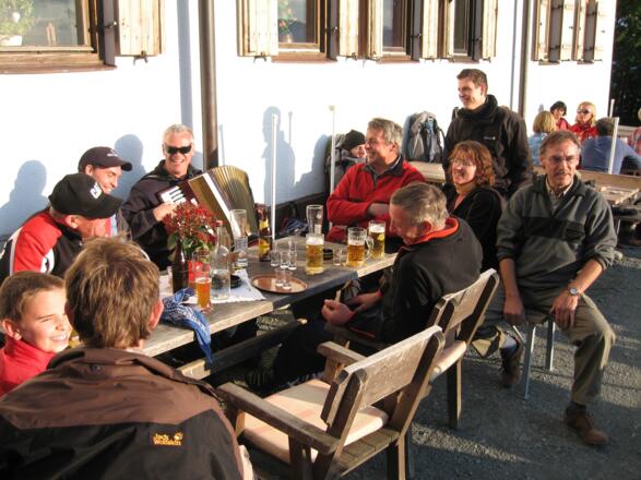 Ausklang nach einer gelungen Tour