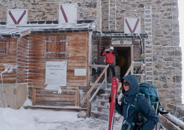 Brandenburger Haus: Eingang zum Winterraum