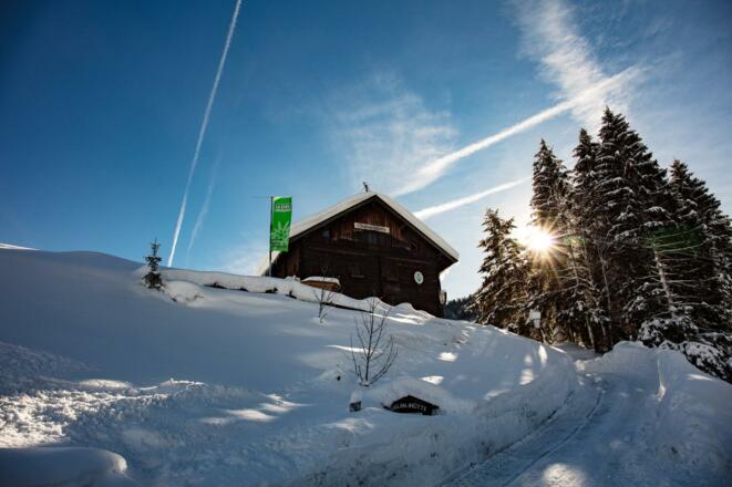 Ankunft an der Hütte