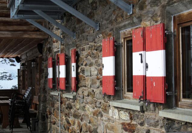 Fensterfront, westseitig