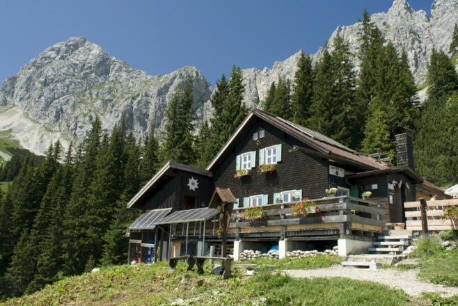 Die Tannheimer Hütte