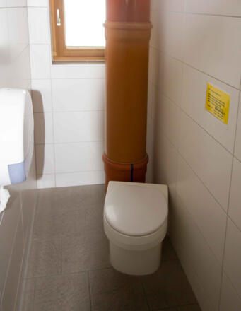 Hochstubaihütte -Toilette