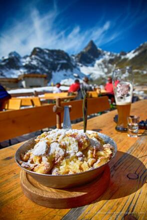 Kaiserschmarrn auf der Niederelbehütte, Foto: Petra Jehle