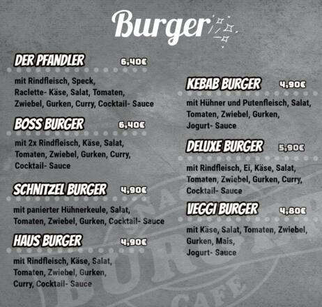 BURGER Snacks und Café