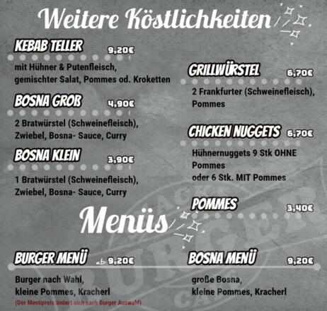 BURGER Snacks und Café