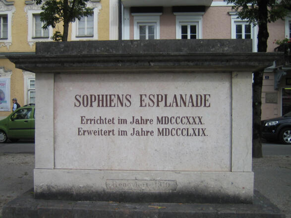 Gedenkstein für Erzherzogin Sophie