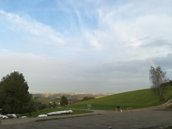 Regenbogen &amp; Ausblick