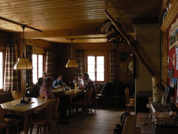 Gaststube der Neuen Reichenberger Hütte