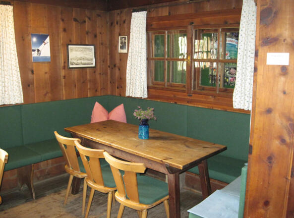 Anton-Renk-Hütte - innen