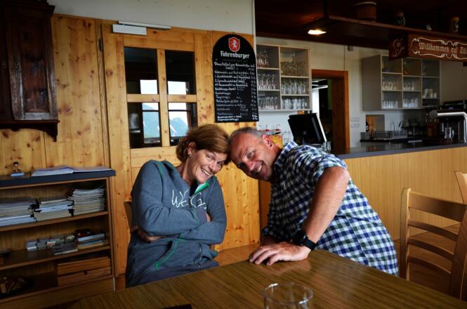 Hüttenpächter Markus und Sabine