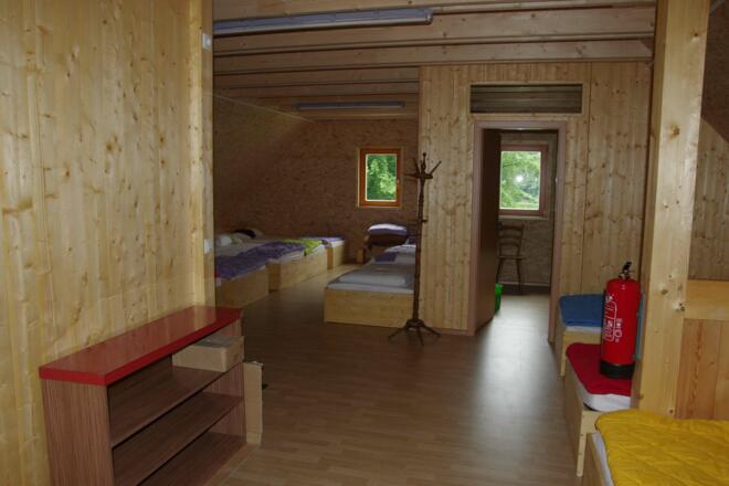 Schlafraum und Hüttenkammer